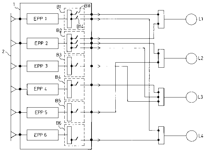 A single figure which represents the drawing illustrating the invention.